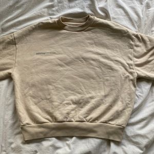 Pangaia 365 Signature Sweatshirt | Colour Sand | XS